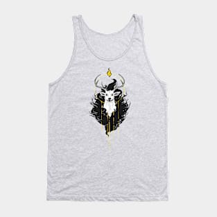 Fire - eclipse deer ink Tank Top